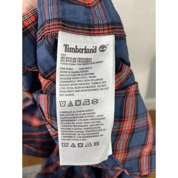 Timberland Regular Fit Button Up Shirt Men’s XL - Picture 6 of 6